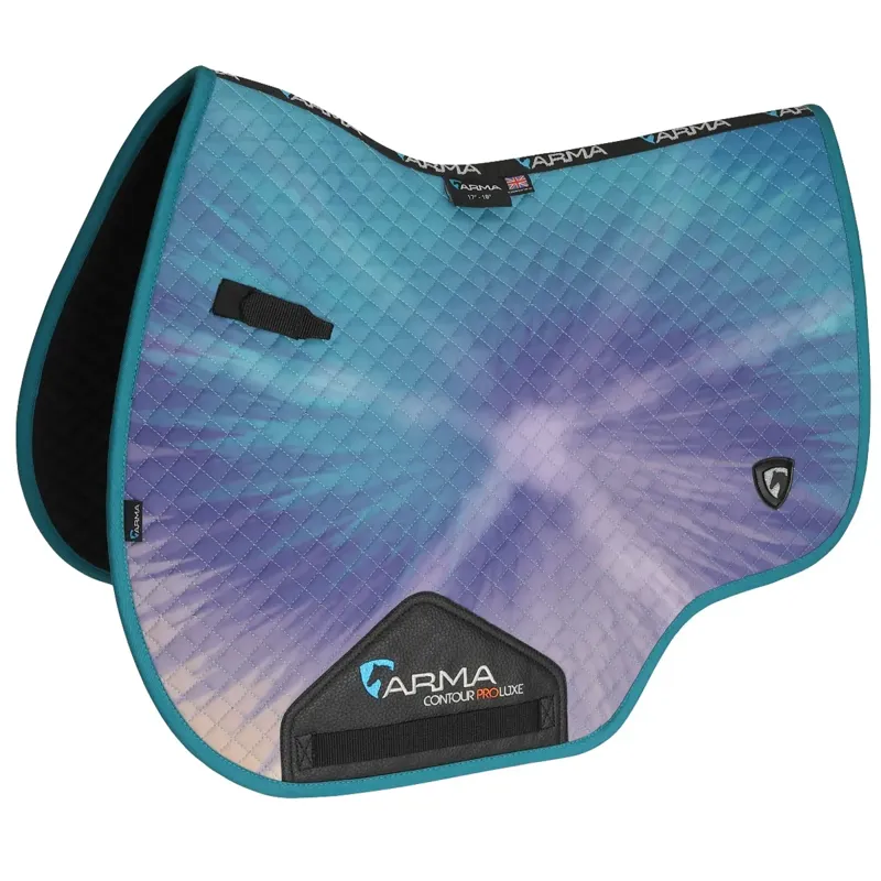 Shires ARMA Tie Dye Saddlecloth - Teal