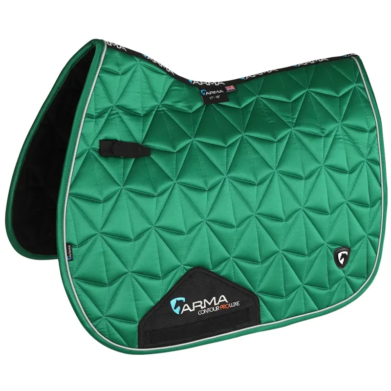 Shires ARMA Luxe Gloss Saddlecloth - Green