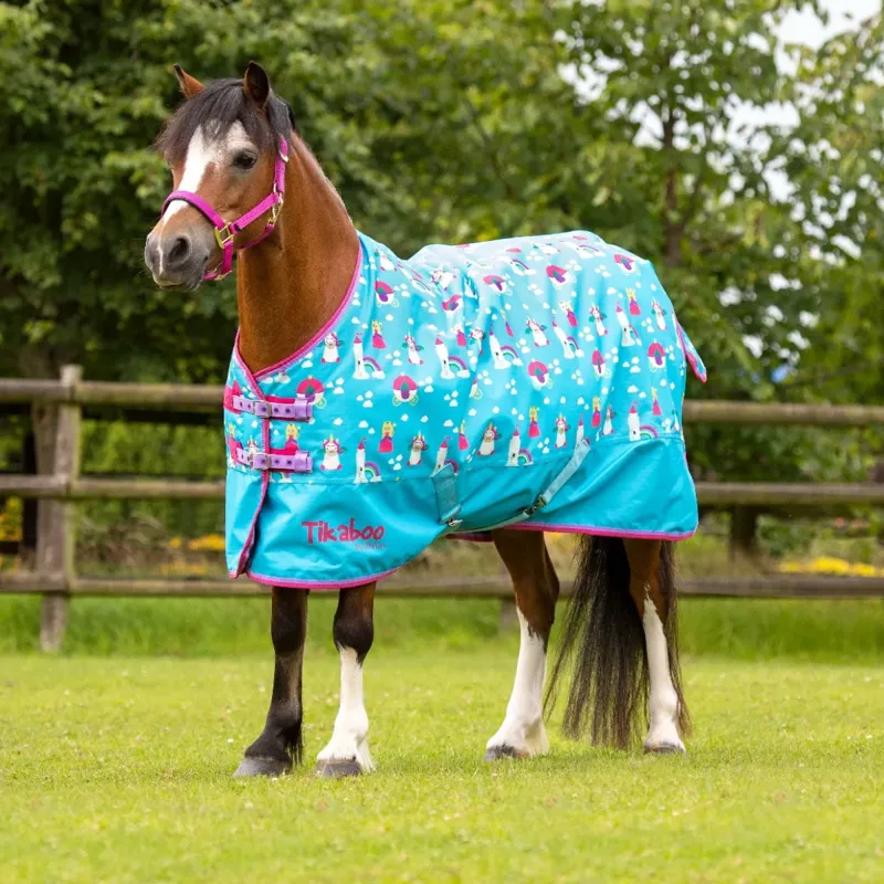 Shires Tikaboo 0g Lite Turnout Rug - Princess Unicorn