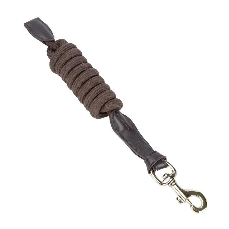 Shires Velociti LUSSO Leather Lead Rope - HAVANA - 2m