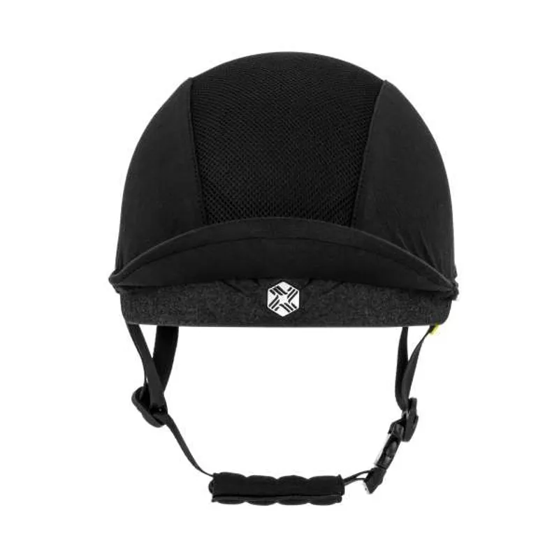 Charles Owen Phoenix Riding Hat - Black/Chrome-1