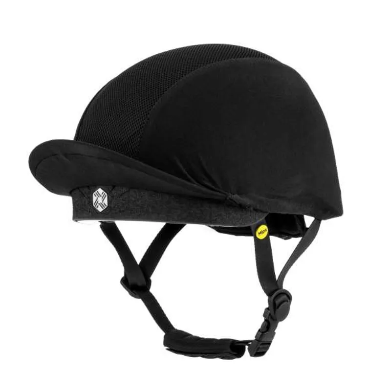 Charles Owen Phoenix Riding Hat - Black/Chrome-6