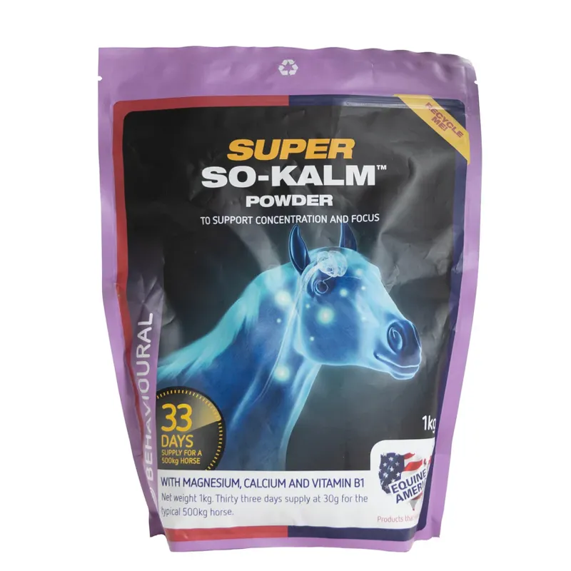 Equine America Super So Kalm Powder - 1kg