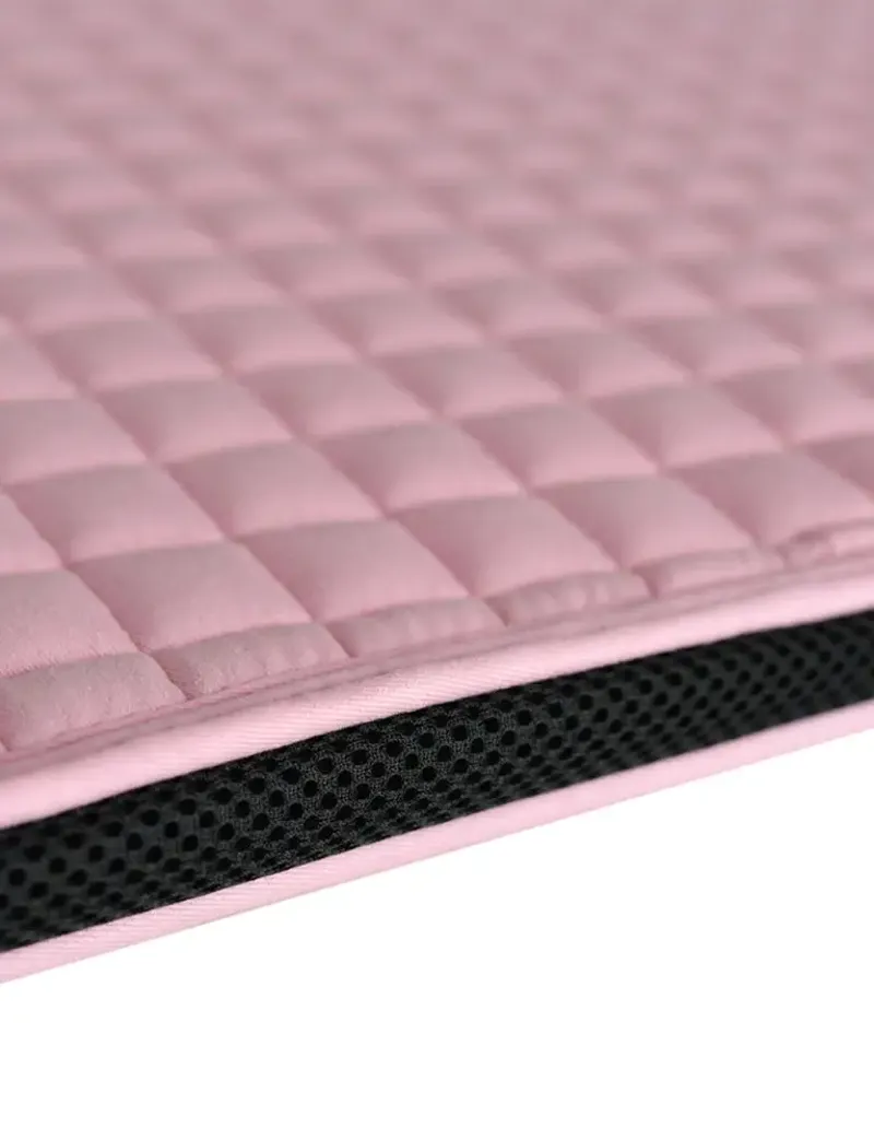 WeatherBeeta Prime Air-Tec Dressage Saddle Pad - Light Pink-3