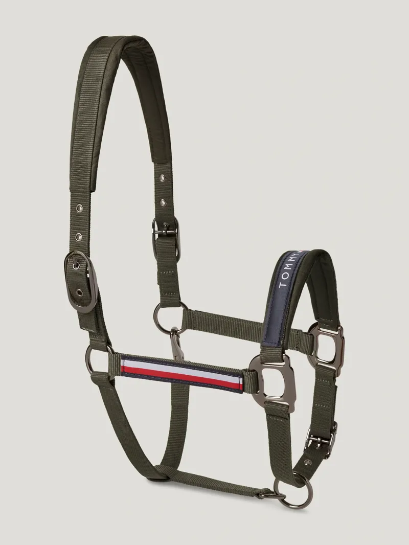 Tommy Hilfiger Yale Set Halter and Rope - Camo Green-1