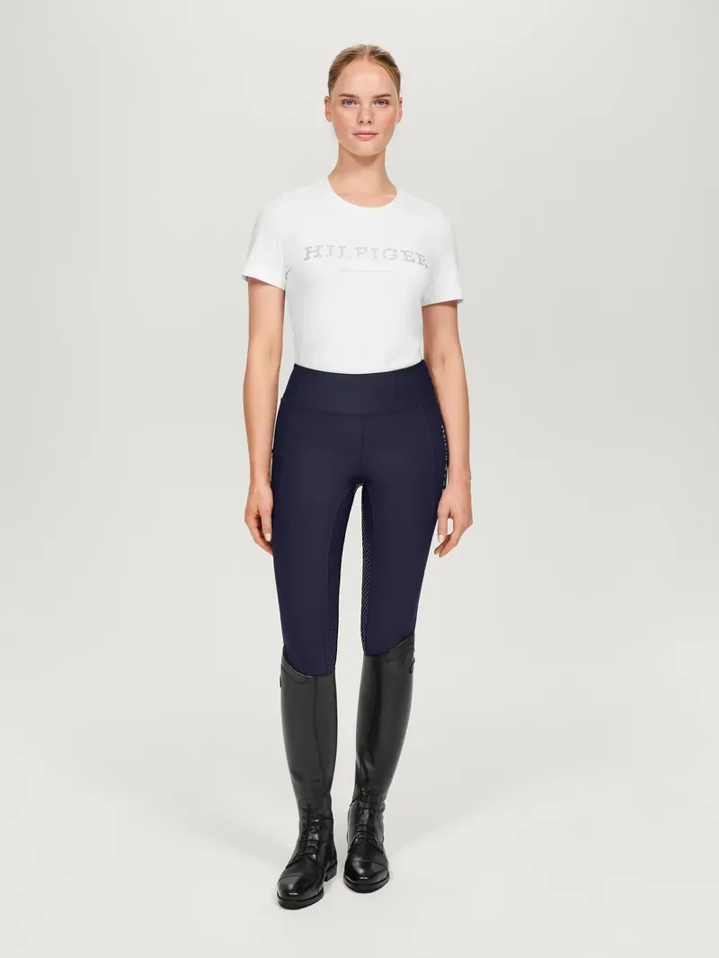 Tommy Hilfiger Devon Riding Leggings - Desert Sky-1