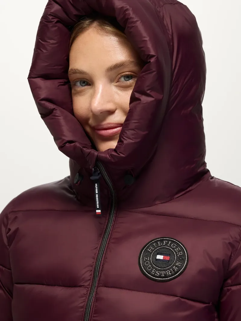Tommy Hilfiger Glendale Women Puffer Jacket - Deep Burgundy-5