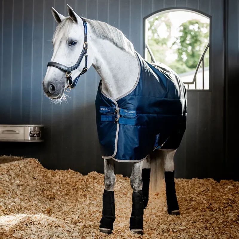 Horseware Ice Gel Stable Boots - Black/Black-1