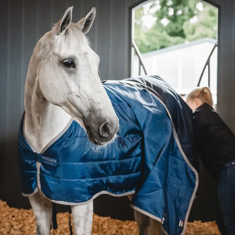 Horseware Ionic 50g Therapy Rug Liner - Imperial Blue/Silver/Navy-1