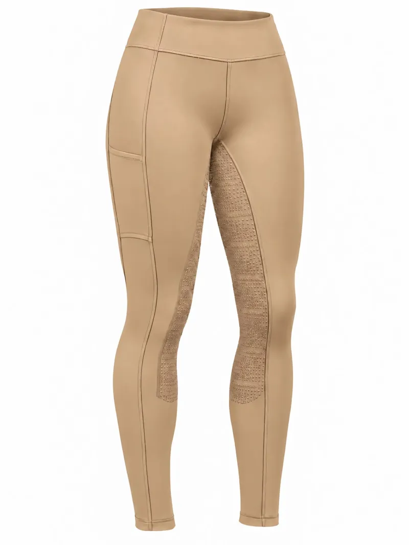Hatton Park Orleton Riding Tights - Toasted Coconut