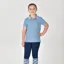 Dublin Cotton Pique Children's Polo - Blue Fog