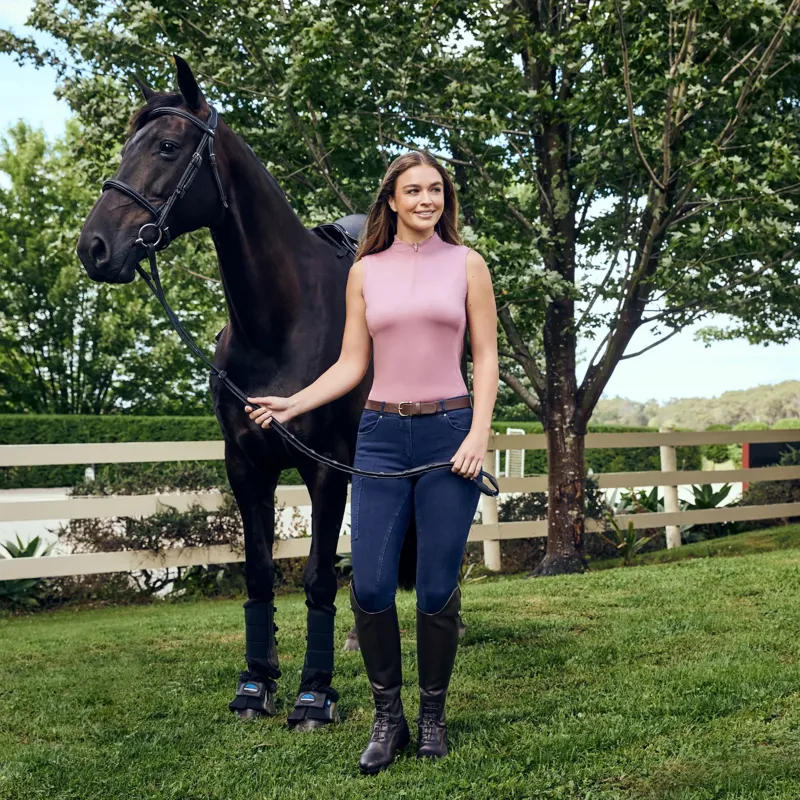 Dublin Breathable Sleeveless Ladies Top - Dusty Rose-5