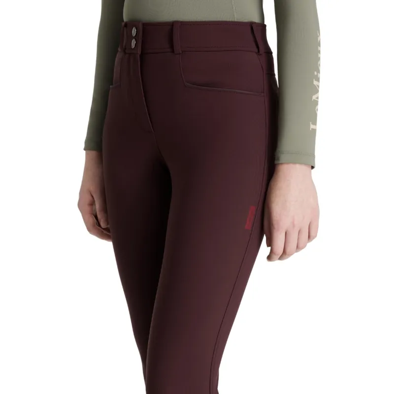 LeMieux Young Rider Full Seat Izzy Breeches - Damson-1