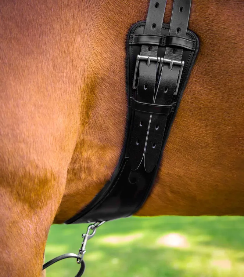 Premier Equine Tamarro Anatomic Leather Girth - Black-2