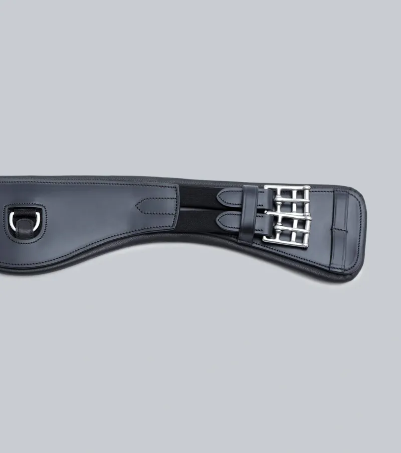 Premier Equine Tamarro Anatomic Leather Girth - Black-1