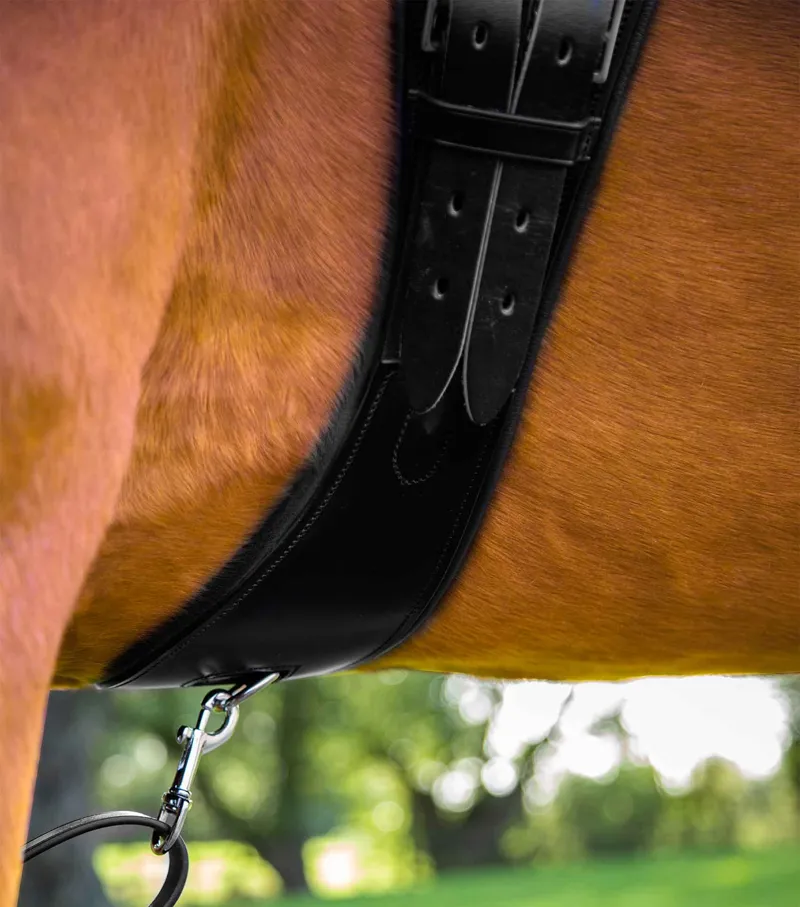 Premier Equine Tamarro Anatomic Leather Girth - Black-3