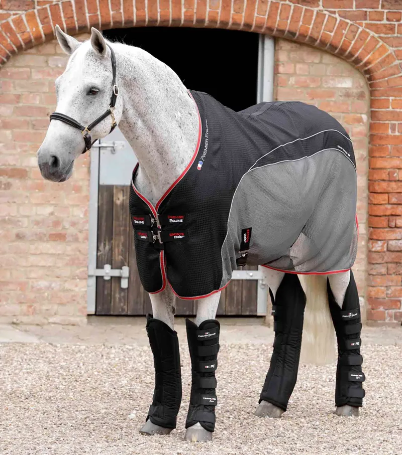 Premier Equine Travel-Tech Xtra Travel Boots - Black-1