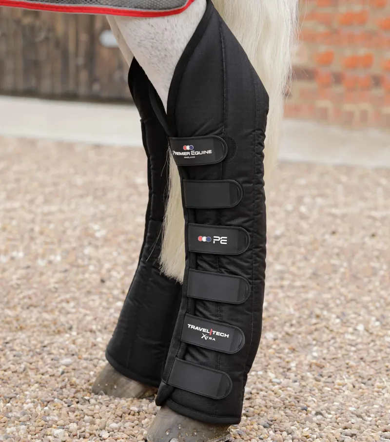 Premier Equine Travel-Tech Xtra Travel Boots - Black-4