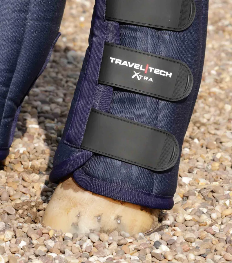 Premier Equine Travel-Tech Xtra Travel Boots - Navy-5