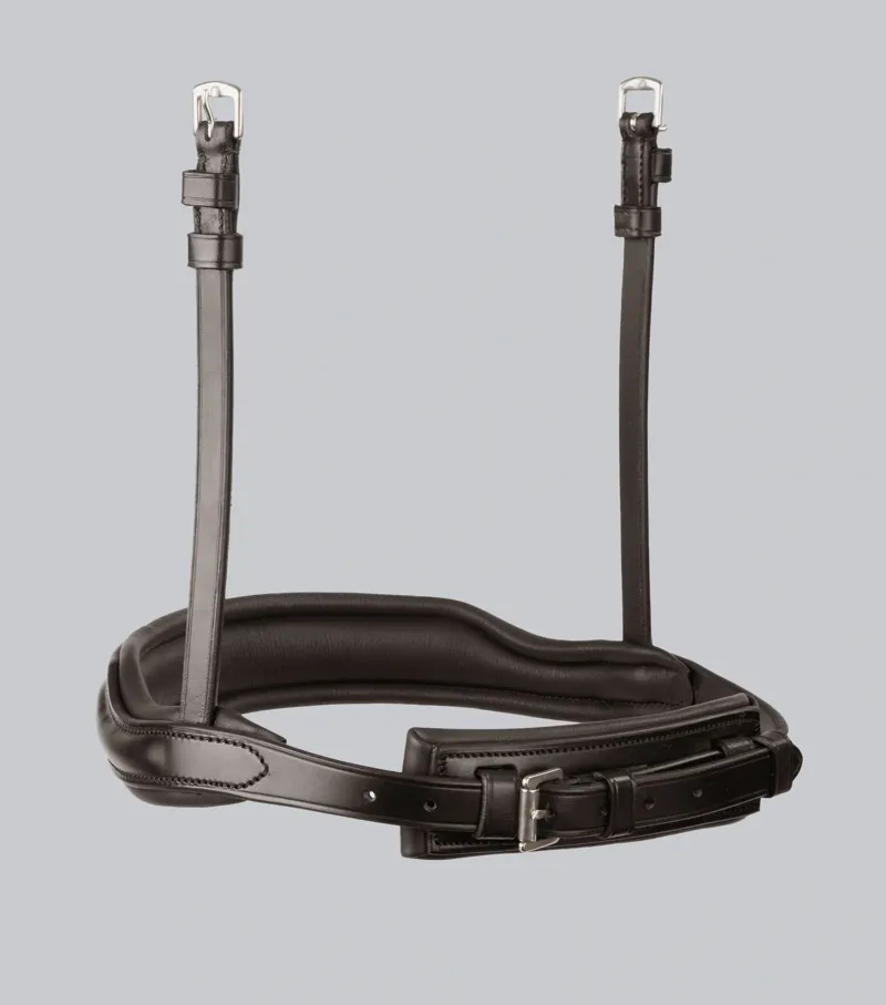 Premier Equine Verdura Anatomic Cavesson Noseband - Brown-2