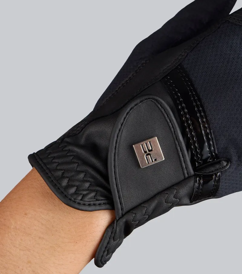 Premier Equine Vestra Riding Gloves - Black-5