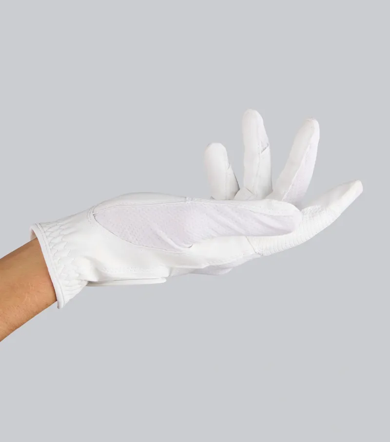 Premier Equine Vestra Riding Gloves - White-3