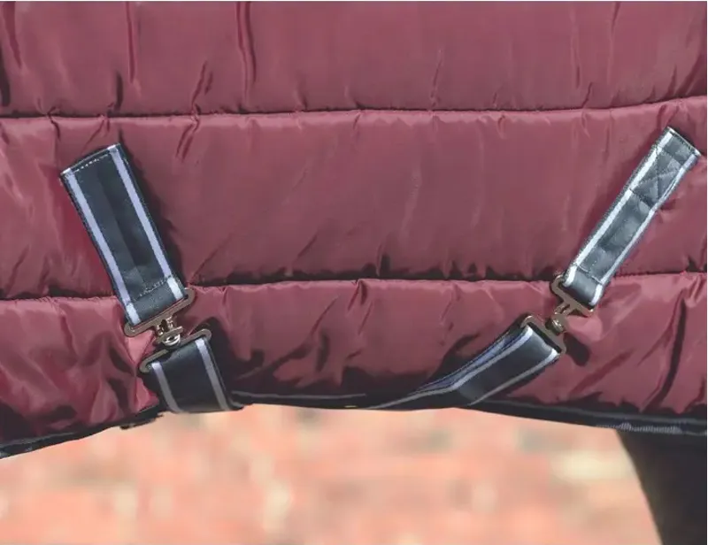 Weatherbeeta Comfitec 210D Channel Quilt Combo Neck 250g Rug - Maroon-2