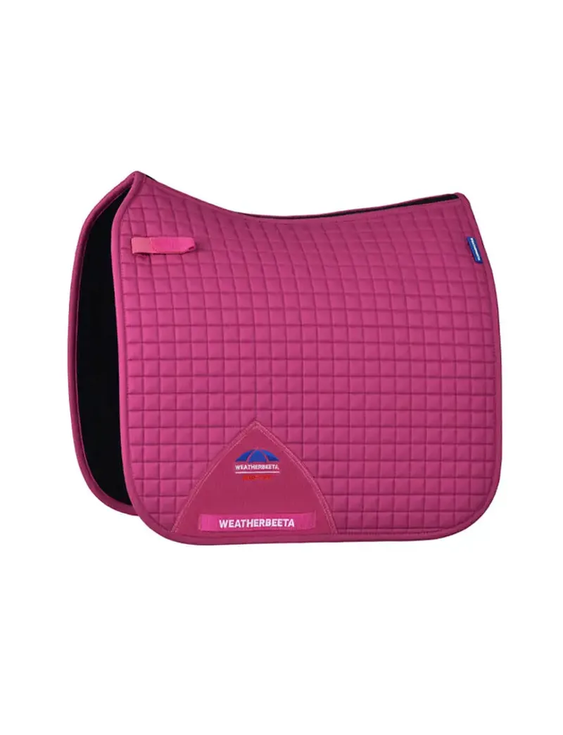 WeatherBeeta Prime Air-Tec Dressage Saddle Pad - Bright Magenta