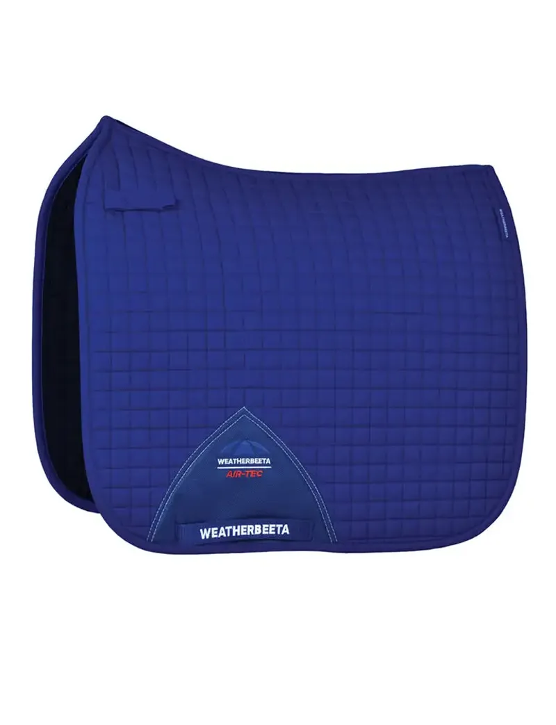 WeatherBeeta Prime Air-Tec Dressage Saddle Pad - Cobalt