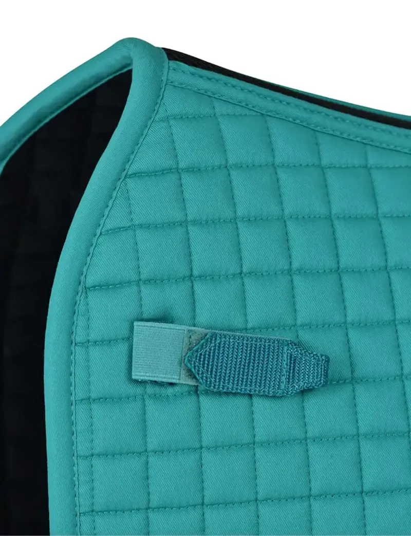 WeatherBeeta Prime Air-Tec Dressage Saddle Pad - Dark Turquoise-2
