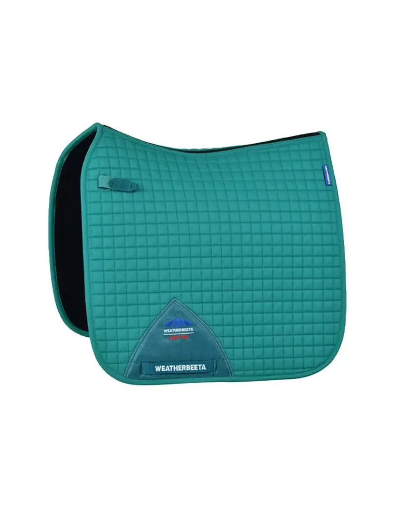 WeatherBeeta Prime Air-Tec Dressage Saddle Pad - Dark Turquoise