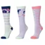Dublin Children's 3 Pack Socks - Pastel Rainbow