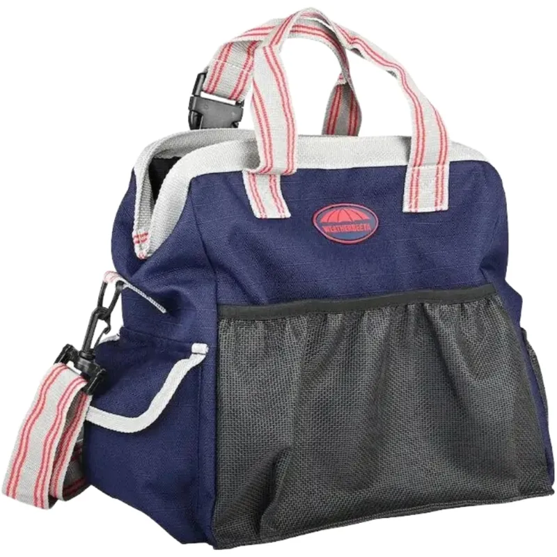 WeatherBeeta Grooming Tote Bag - Navy/Silver/Red-1
