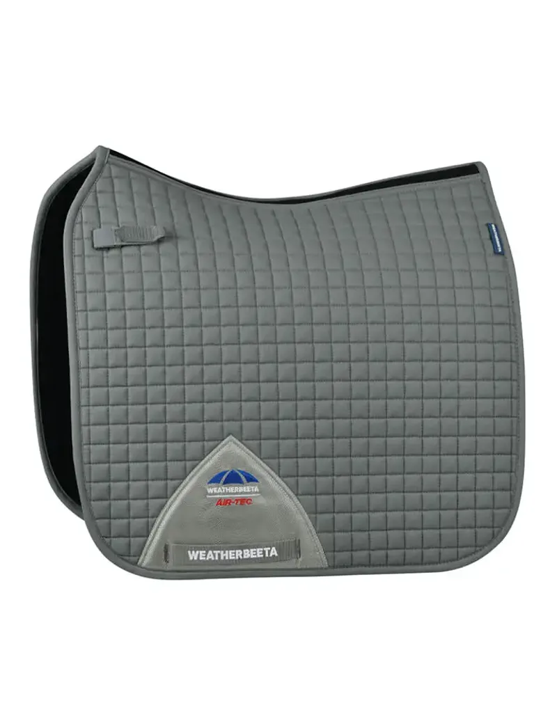 WeatherBeeta Prime Air-Tec Dressage Saddle Pad - Grey