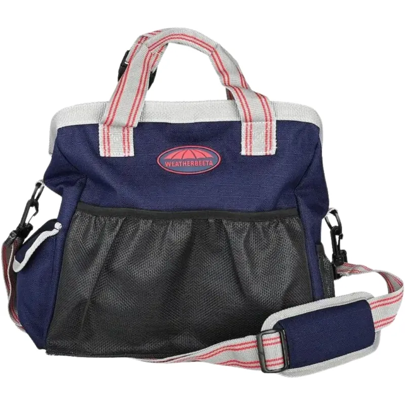 WeatherBeeta Grooming Tote Bag - Navy/Silver/Red-2