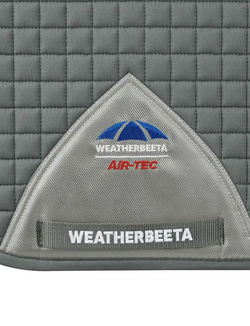 WeatherBeeta Prime Air-Tec Dressage Saddle Pad - Grey-2