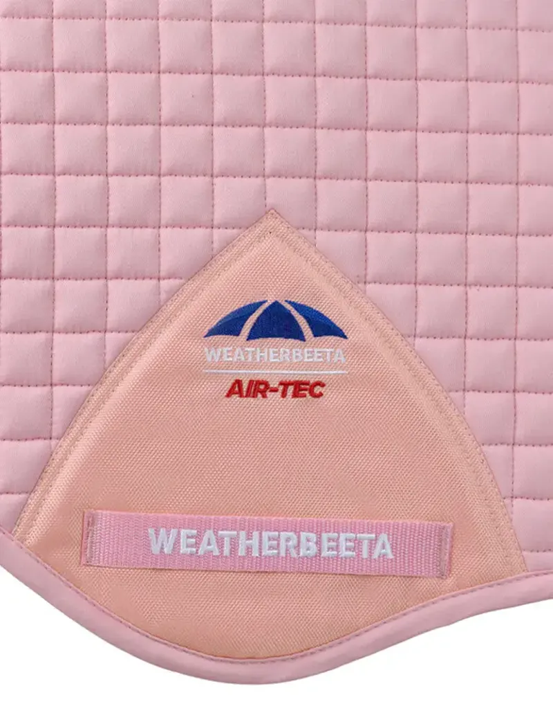WeatherBeeta Prime Air-Tec Jump Shaped Saddle Pad - Light Pink-1