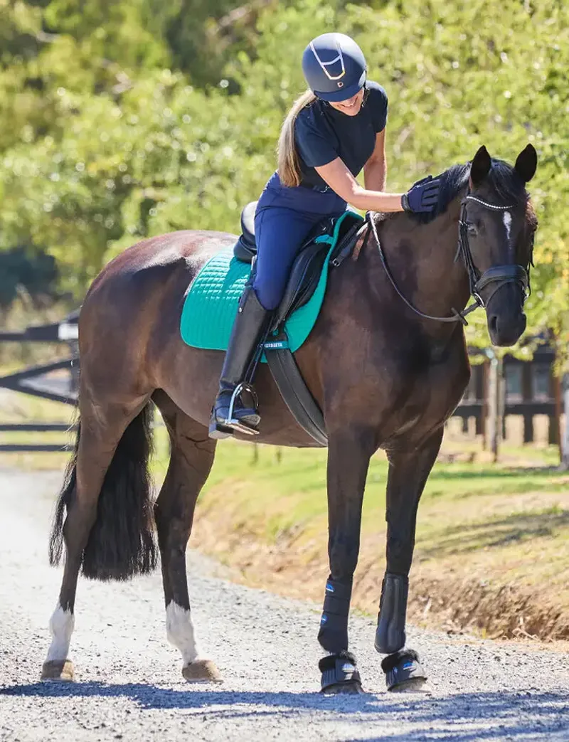 WeatherBeeta Prime Air-Tec All Purpose Saddle Pad - Dark Turquoise-8