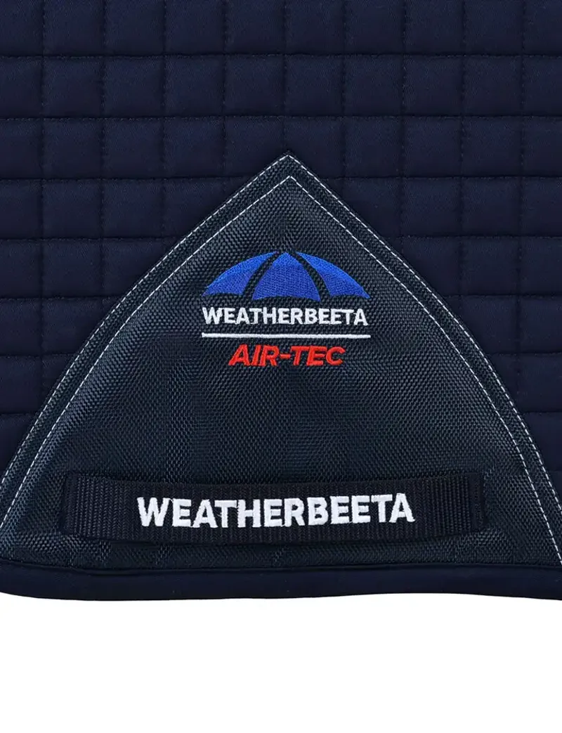 WeatherBeeta Prime Air-Tec Dressage Saddle Pad - Navy-2