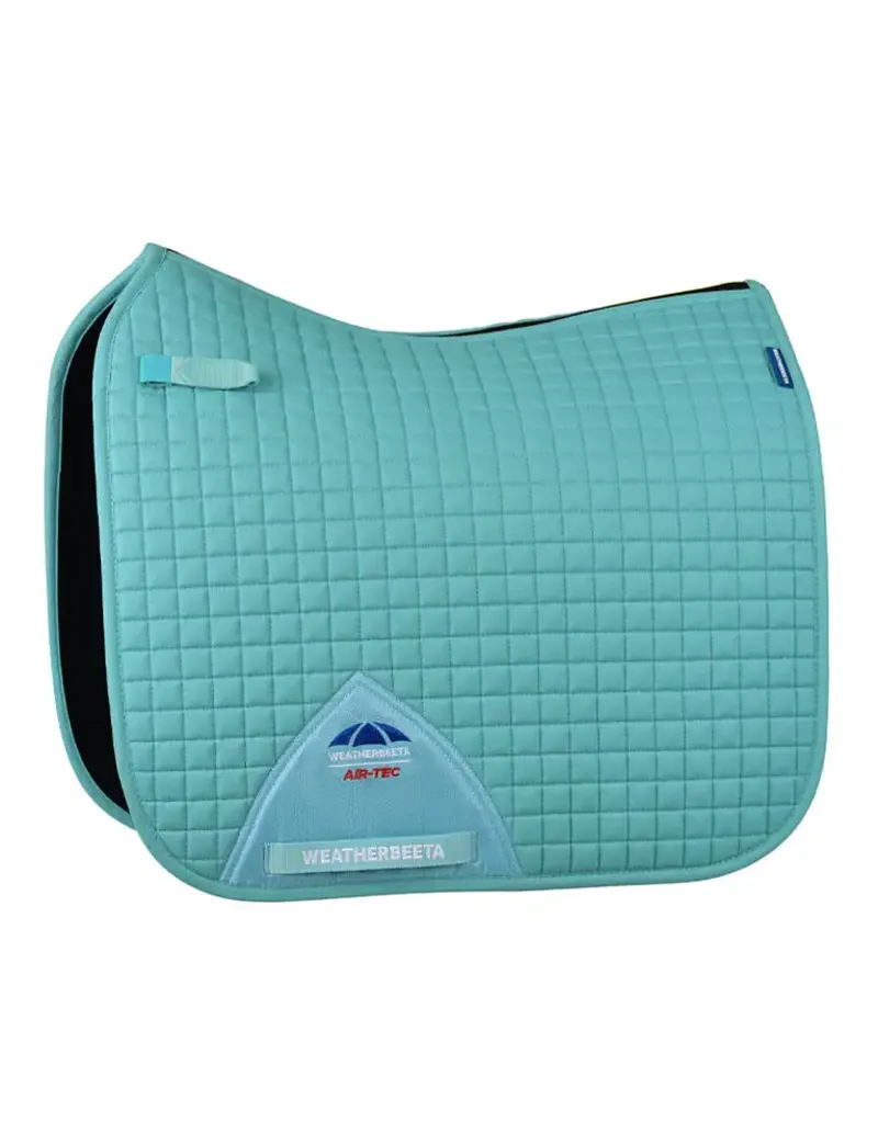 WeatherBeeta Prime Air-Tec Dressage Saddle Pad - Light Aqua