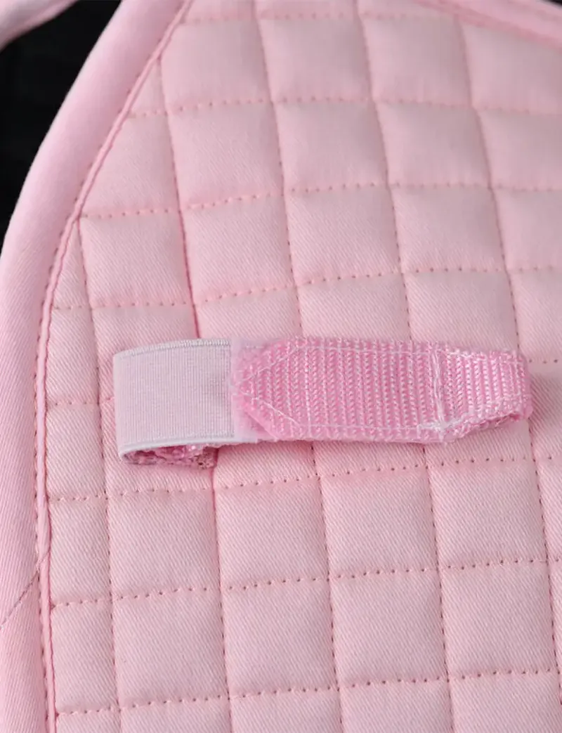 WeatherBeeta Prime Air-Tec Dressage Saddle Pad - Light Pink-2