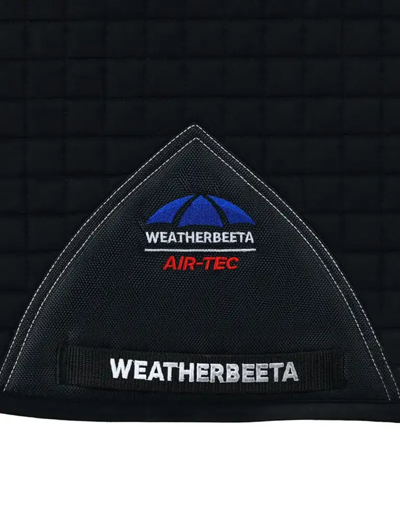 WeatherBeeta Prime Air-Tec Dressage Saddle Pad - Black-2