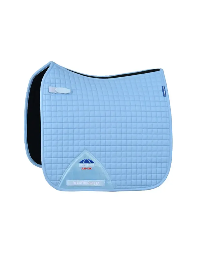 WeatherBeeta Prime Air-Tec Dressage Saddle Pad - Sky Blue