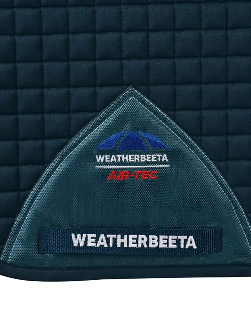 WeatherBeeta Prime Air-Tec Dressage Saddle Pad - Midnight Teal-2