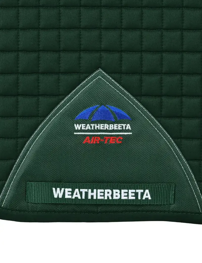 WeatherBeeta Prime Air-Tec Dressage Saddle Pad - Forest Green-2