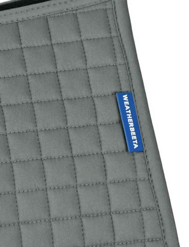 WeatherBeeta Prime Air-Tec Dressage Saddle Pad - Grey-3