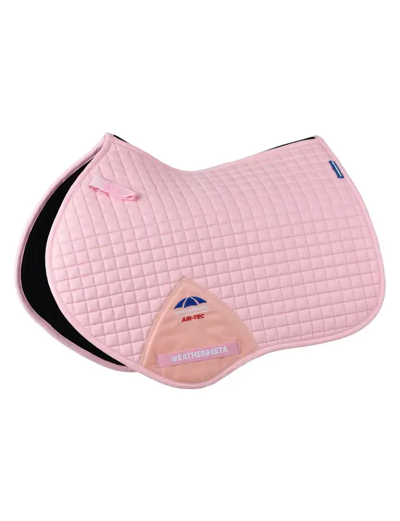 WeatherBeeta Prime Air-Tec Jump Shaped Saddle Pad - Light Pink