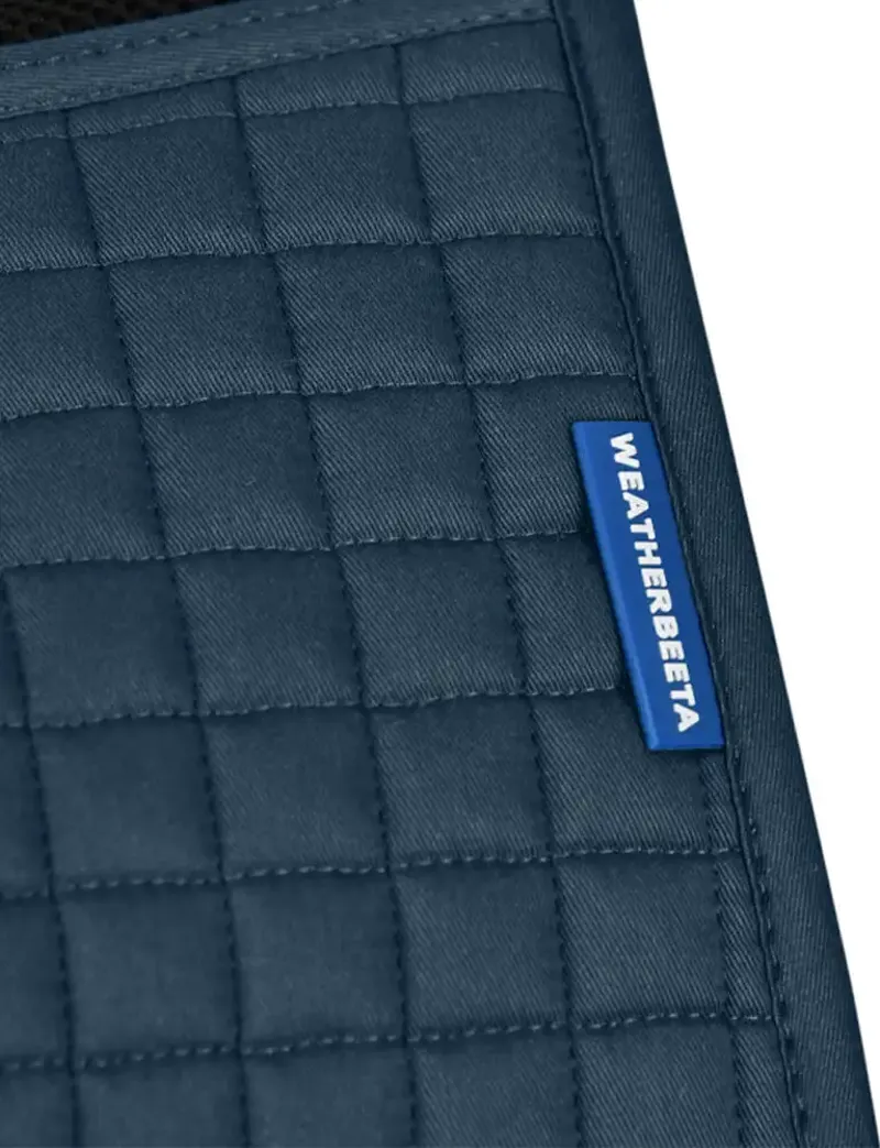 WeatherBeeta Prime Air-Tec Dressage Saddle Pad - Midnight Teal-3