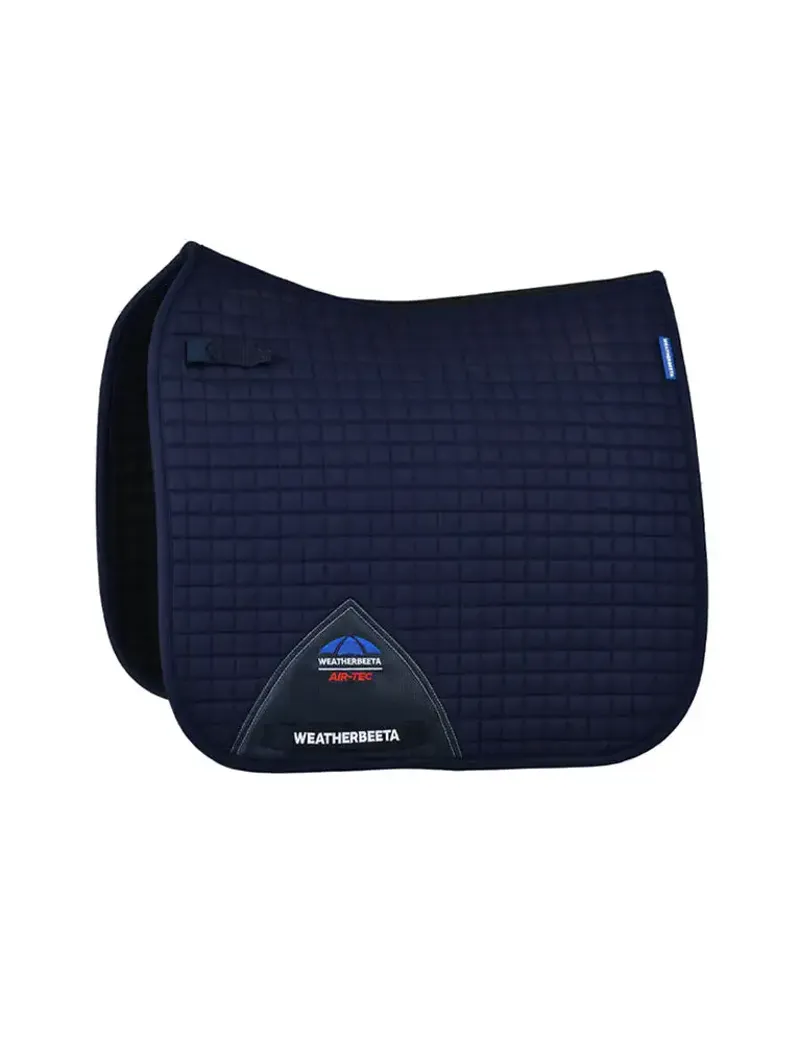 WeatherBeeta Prime Air-Tec Dressage Saddle Pad - Navy