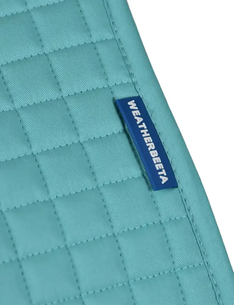 WeatherBeeta Prime Air-Tec Jump Shaped Saddle Pad - Light Aqua-3